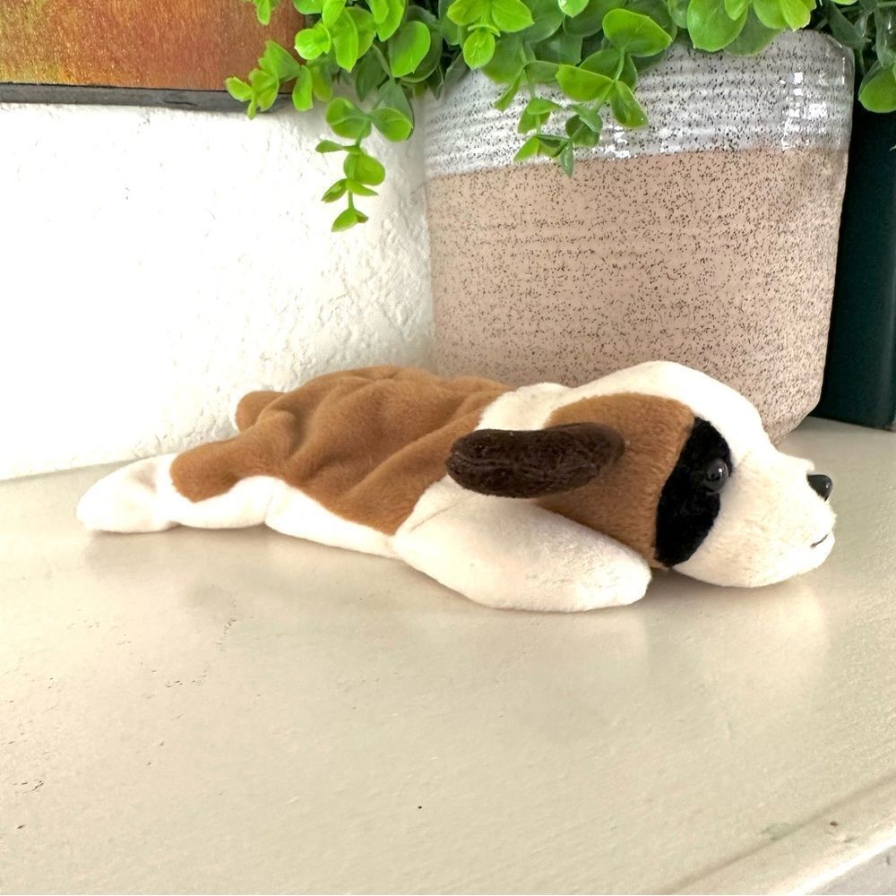 Bernie TY retired beanie baby St. Bernard  dog